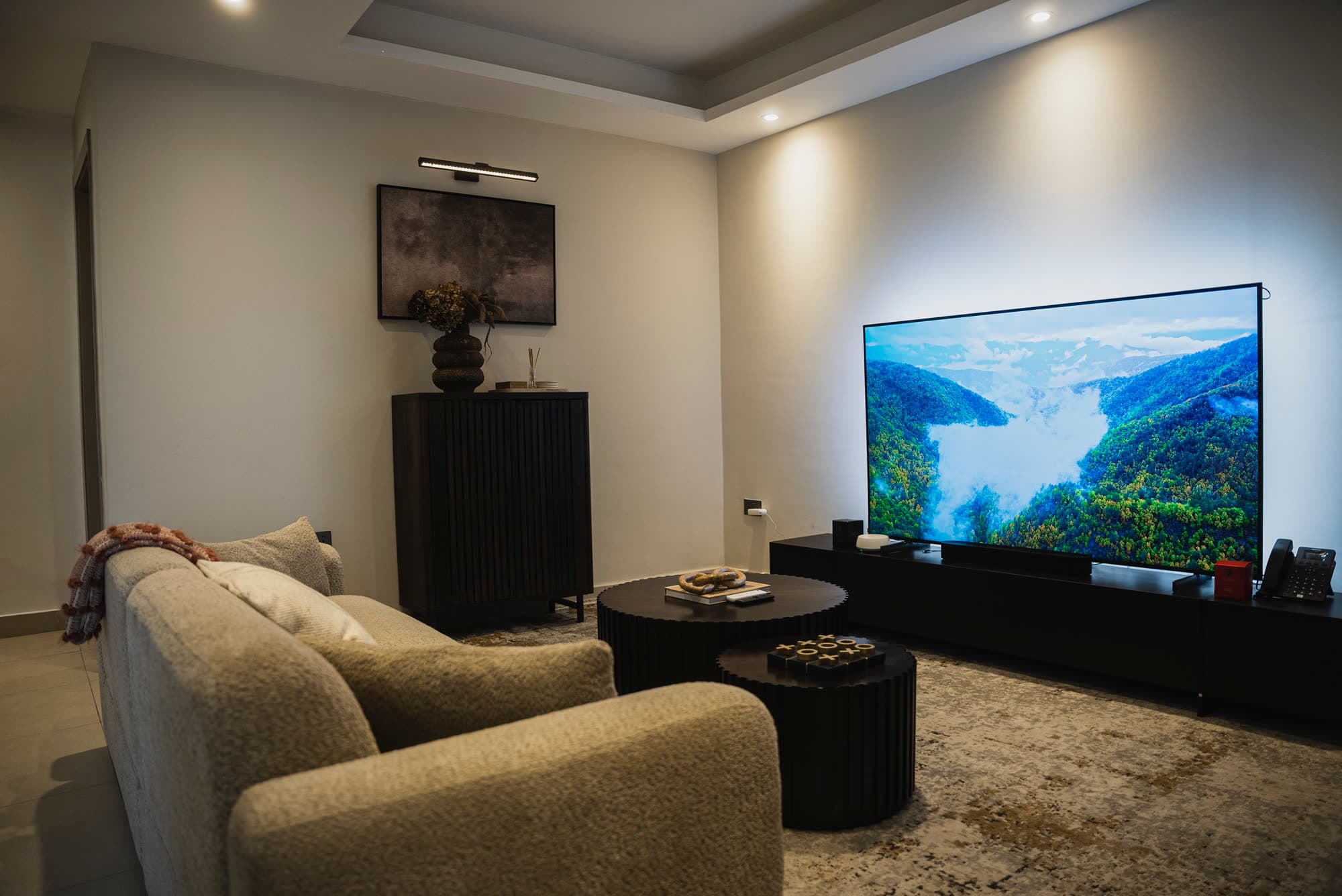 Living room & TV wall